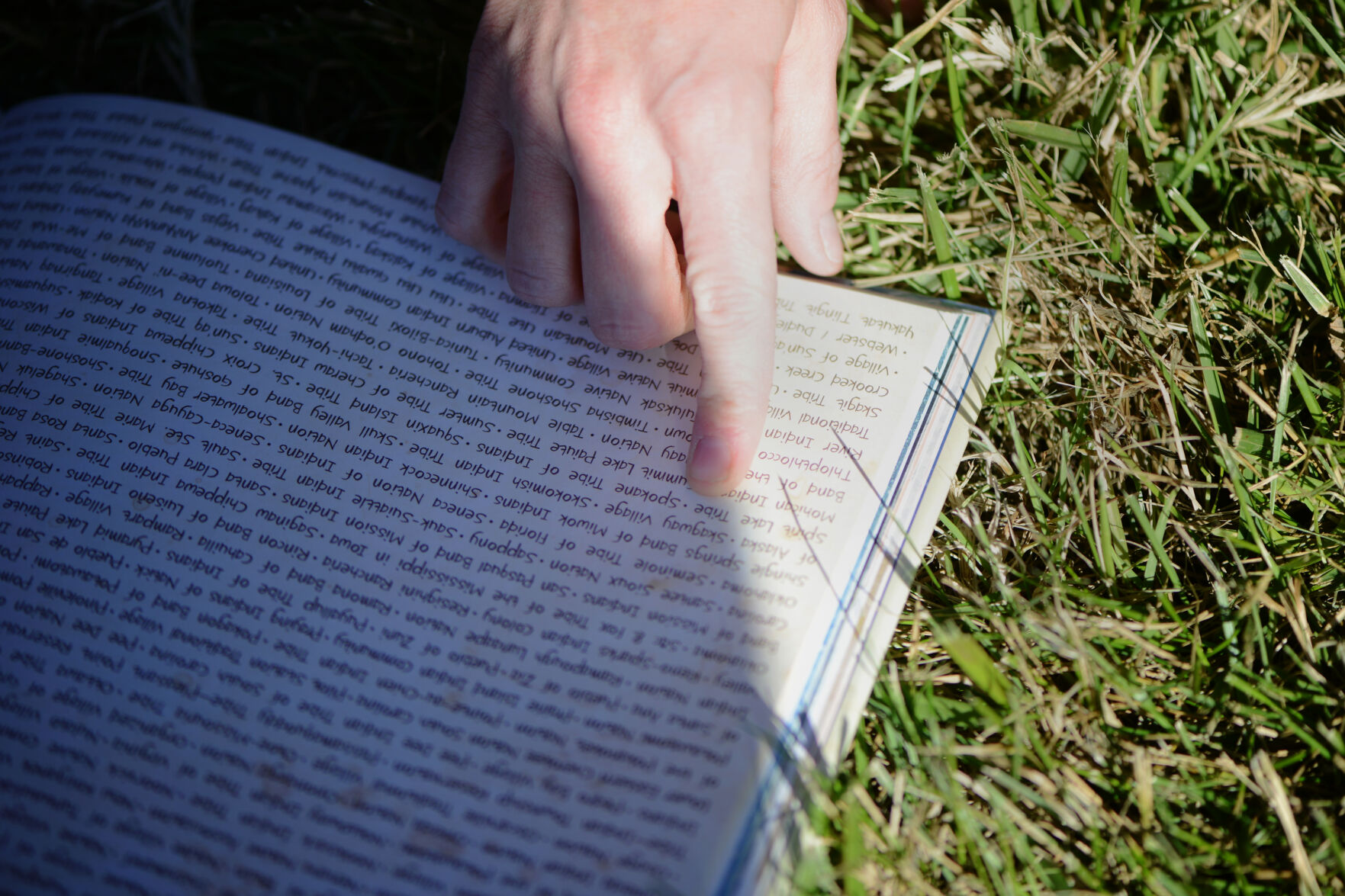 Katie Sullivan reads "Fry Bread"